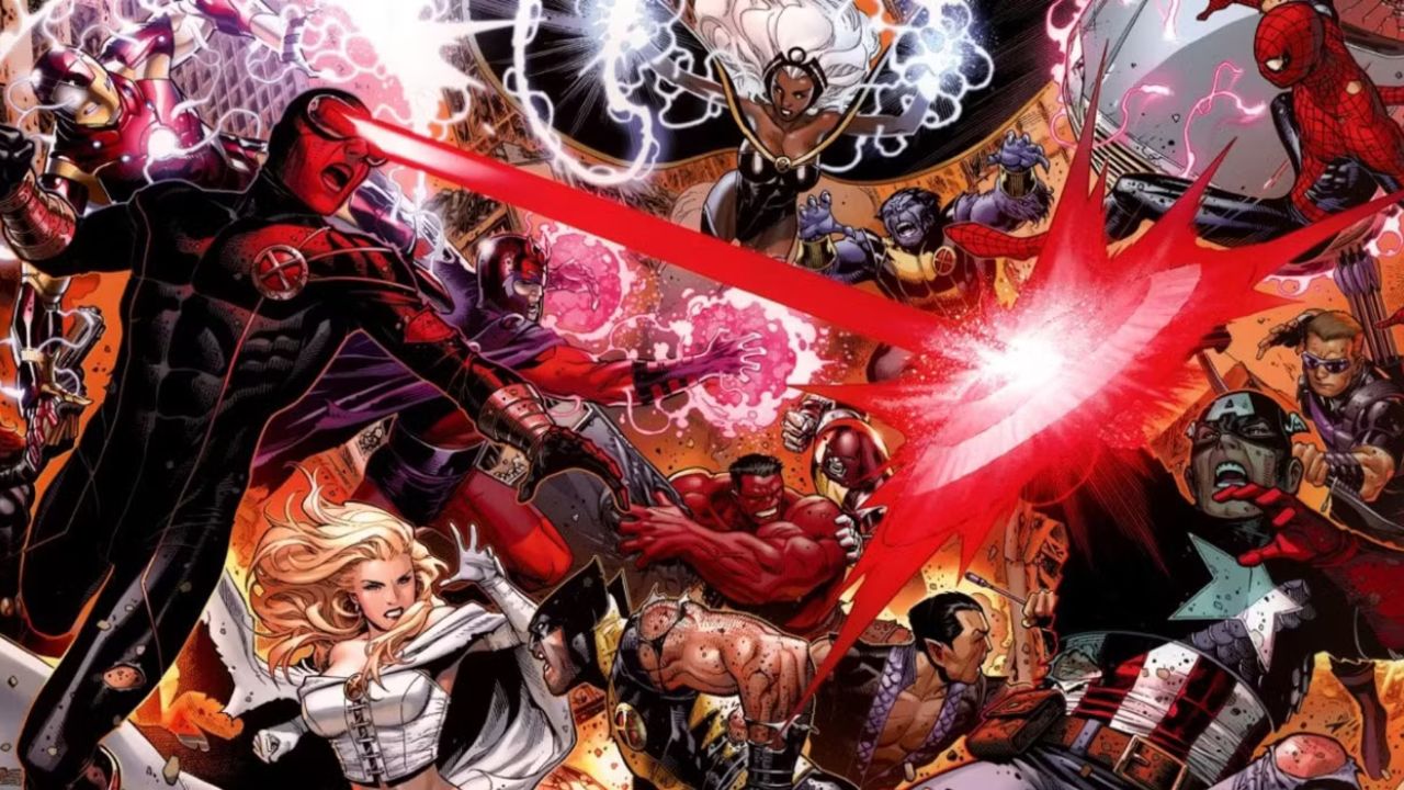 Cena de 'Vingadores vs X-Men' (2012)