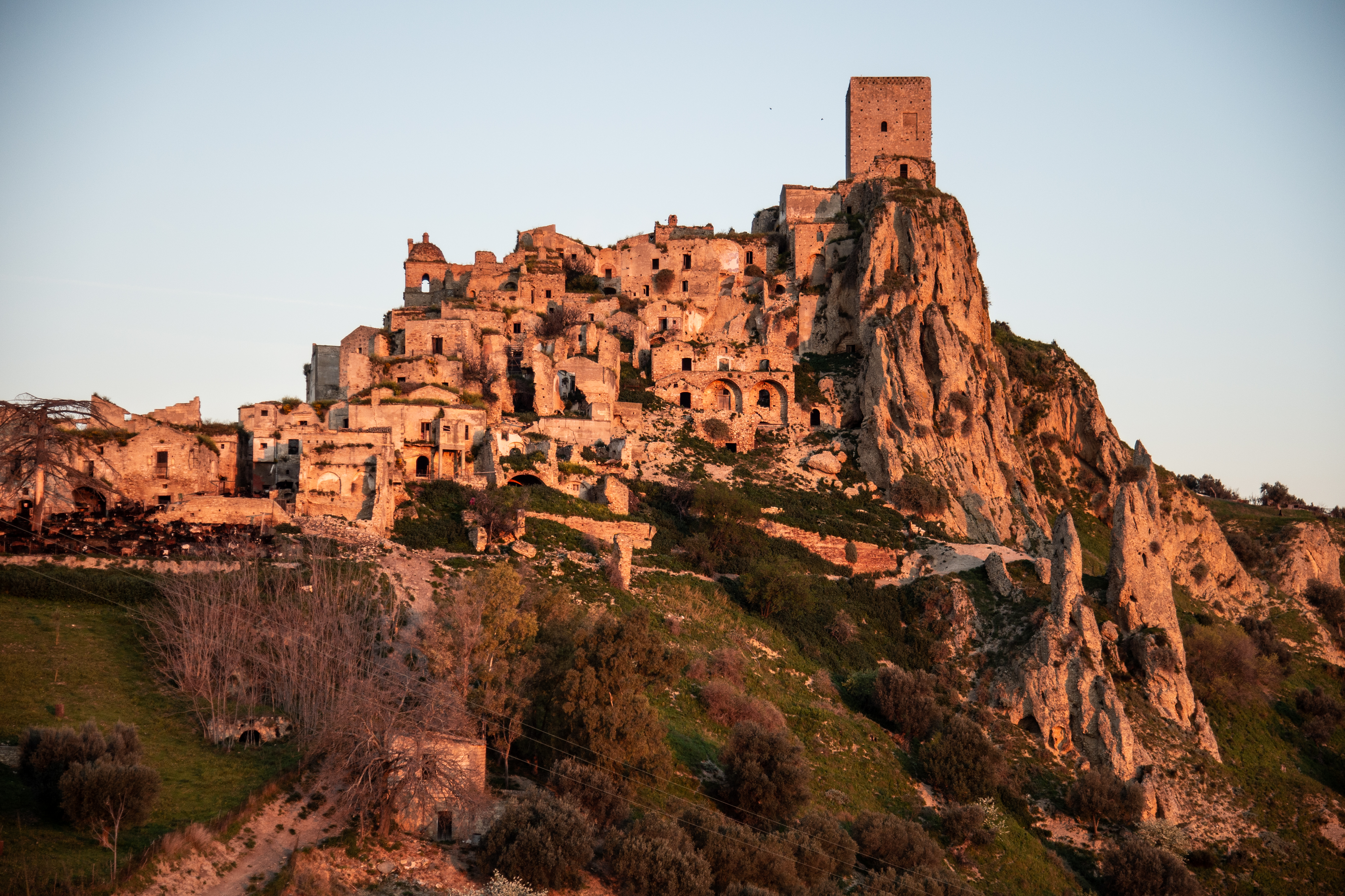 Cidade de Craco, na Itália