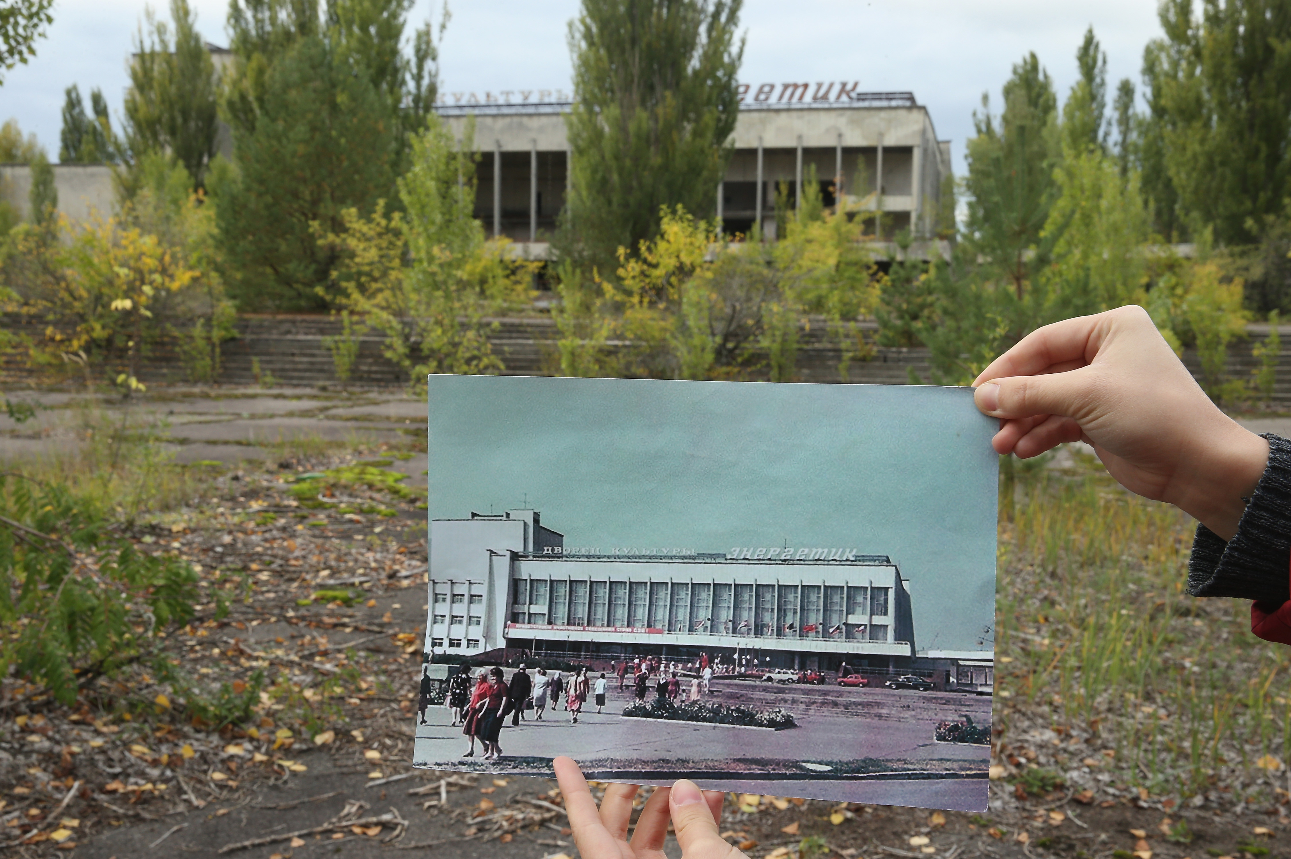 Cidade abandonada de Pripyat, na Ucrânia