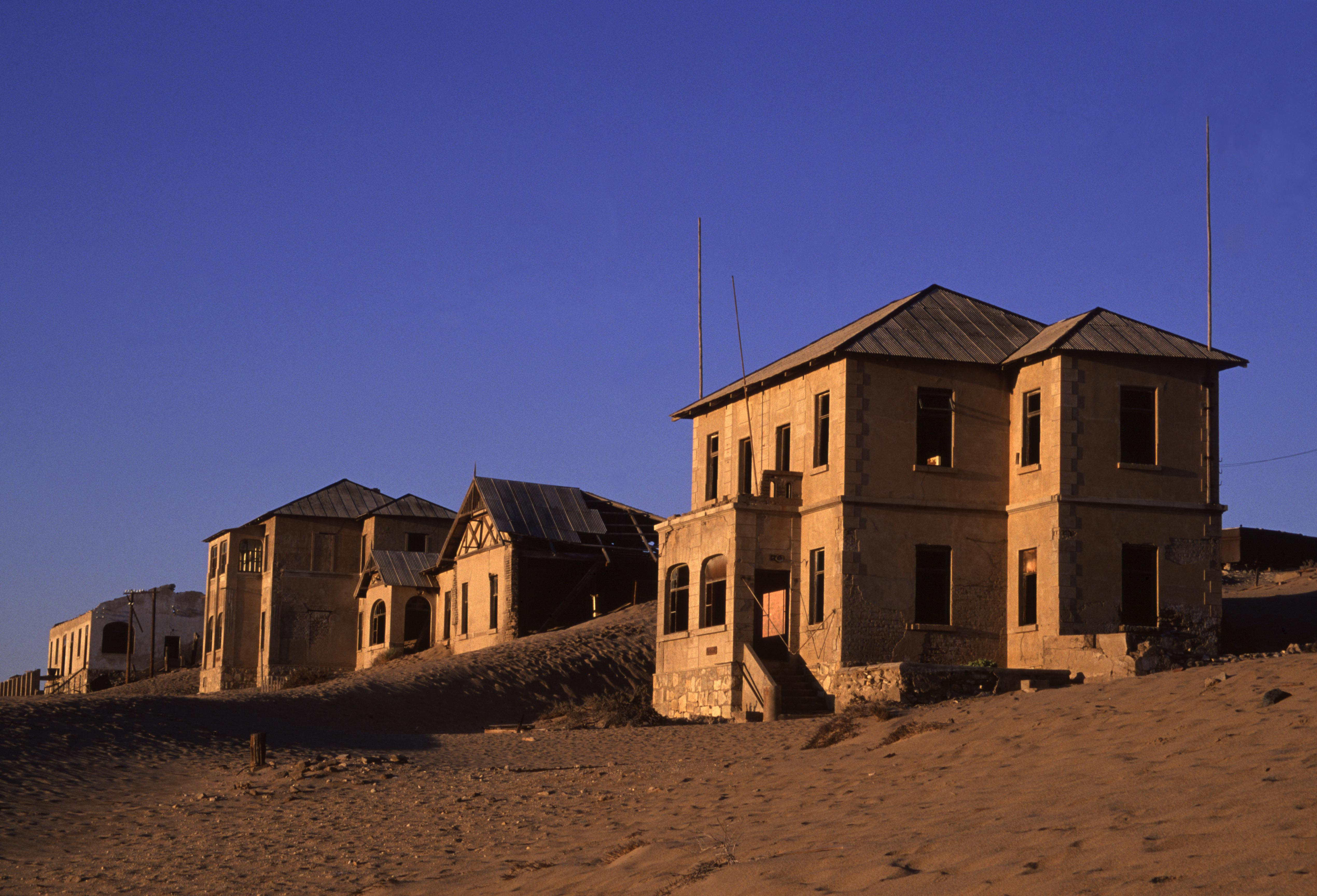 Cidade de Kolmanskop, na Namíbia