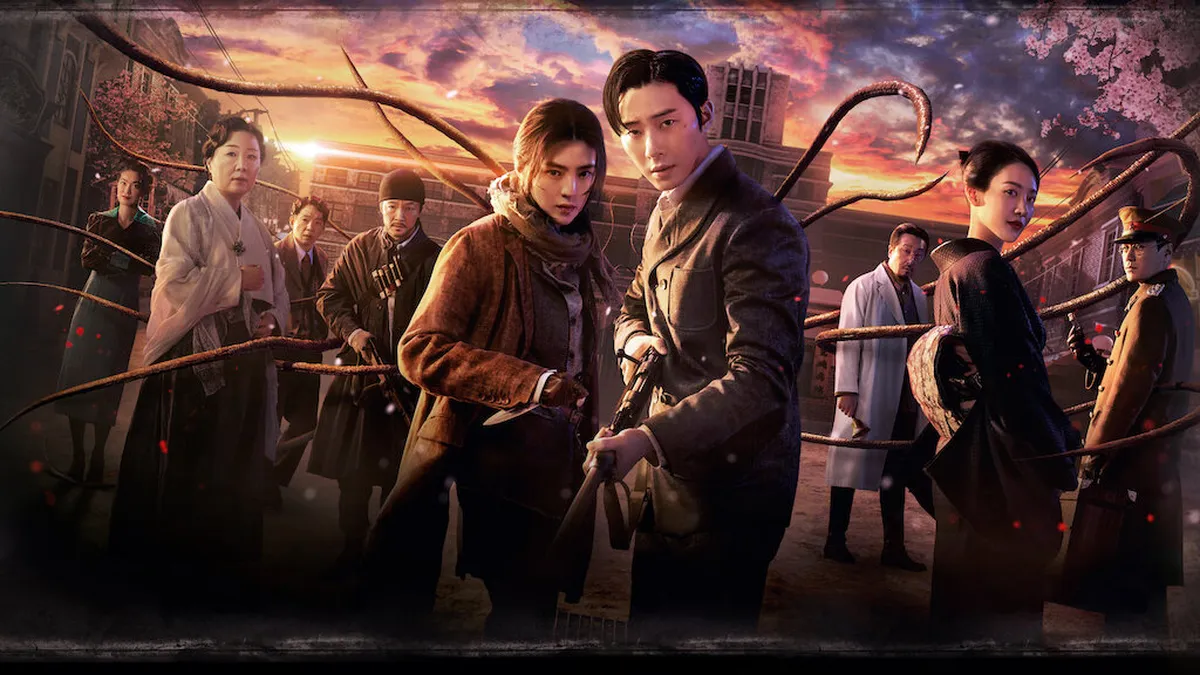 Imagem promocional do k-drama 'A Criatura de Gyeongseong'