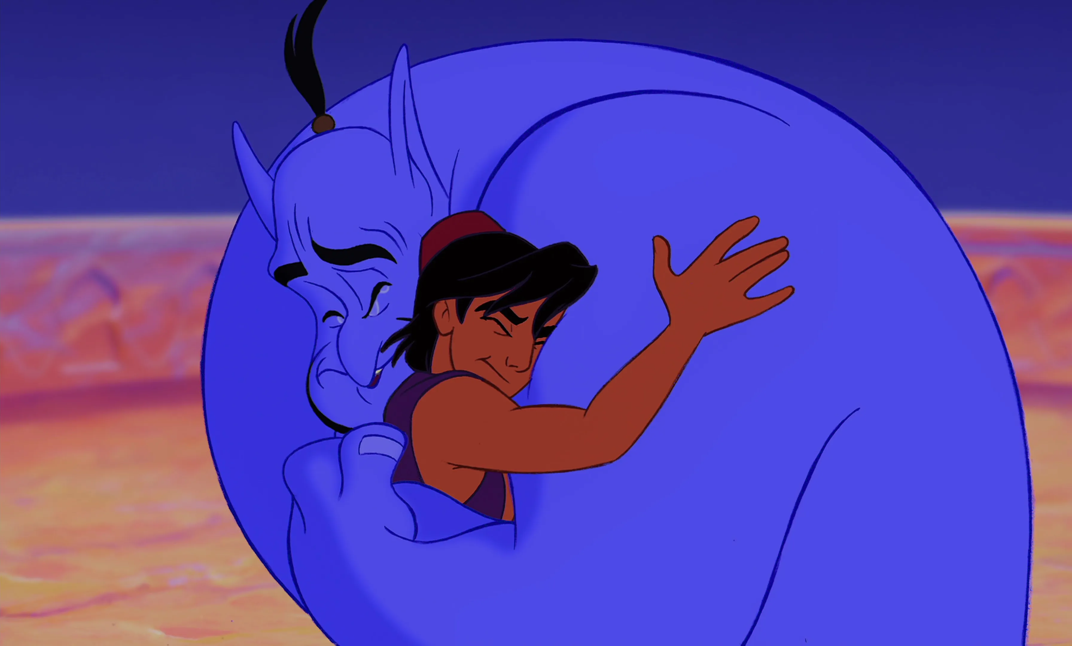 Cena da animação 'Aladdin' (1992)