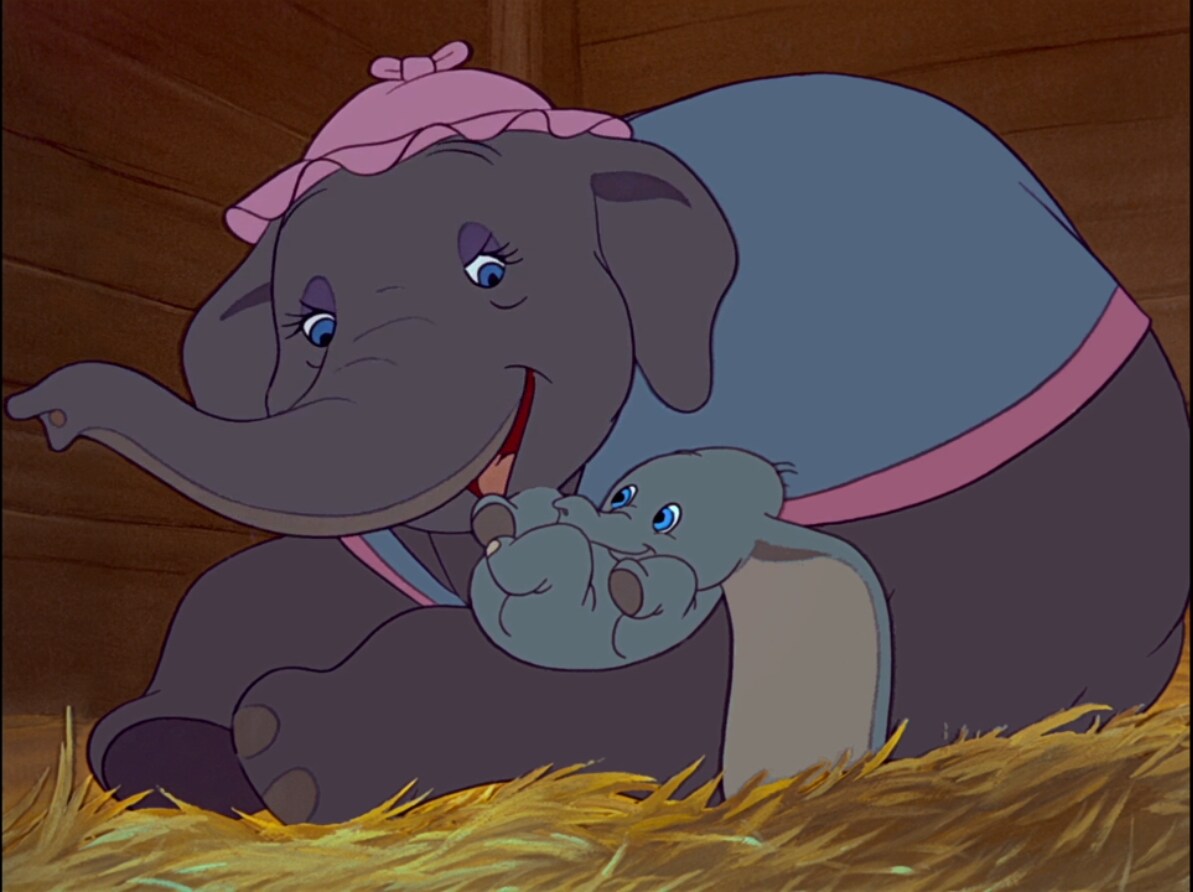 Cena da animação 'Dumbo' (1941)