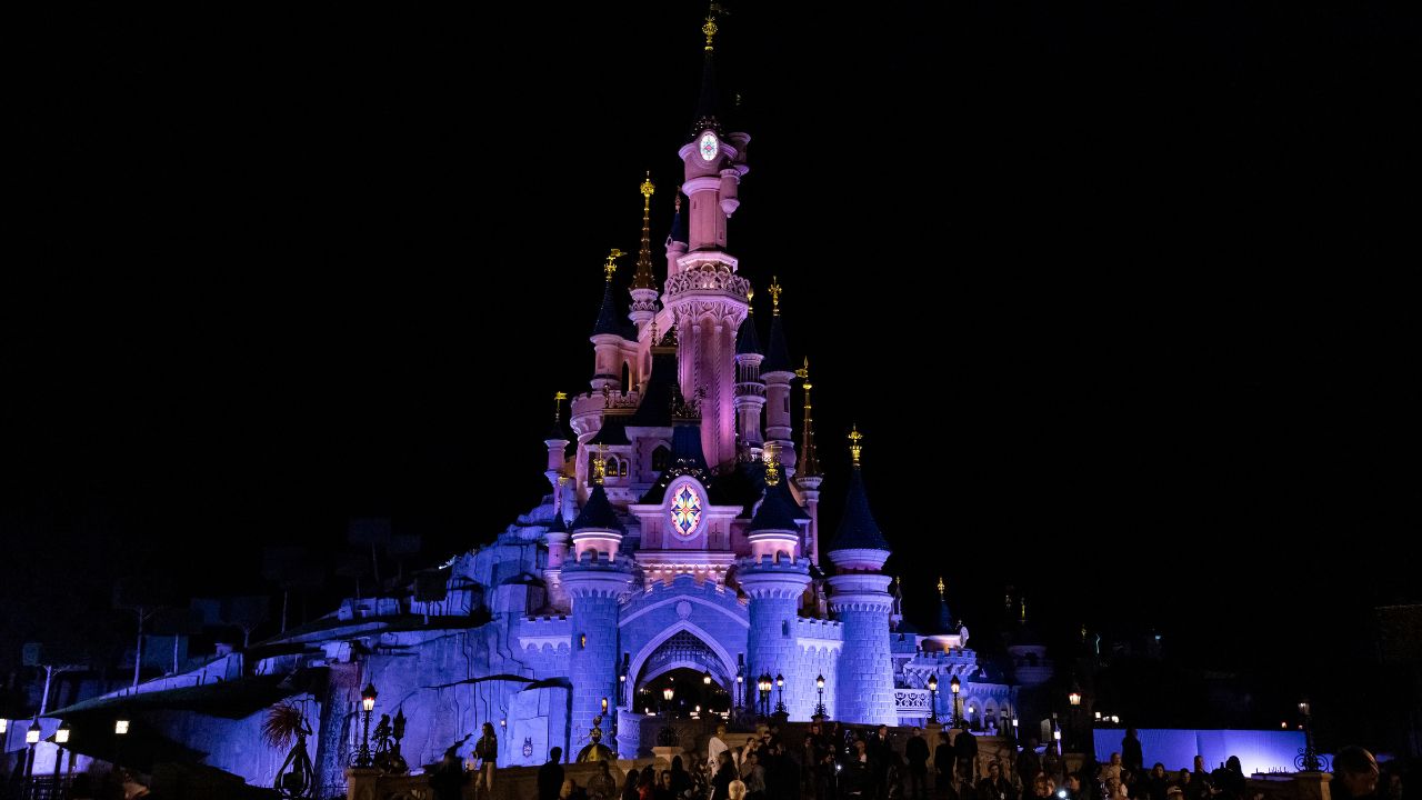 Castelo da Disneyland Paris, na França durante a Paris Fashion Week 2025