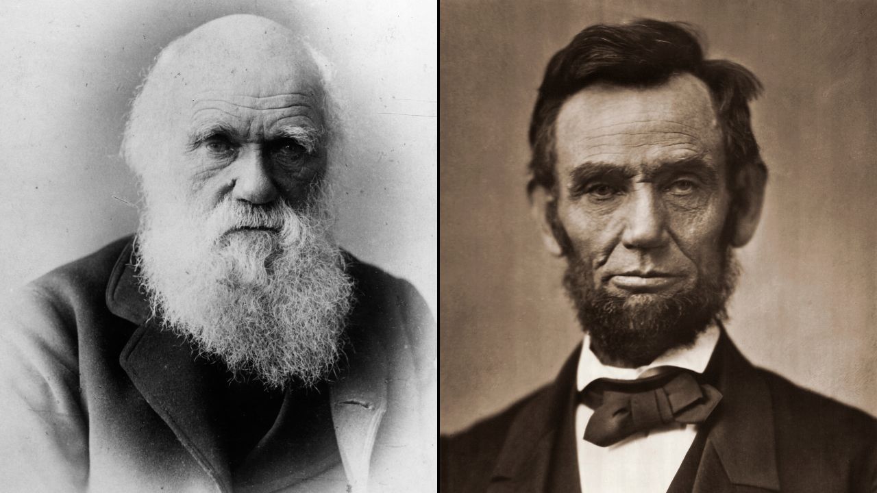 Charles Darwin e Abraham Lincoln