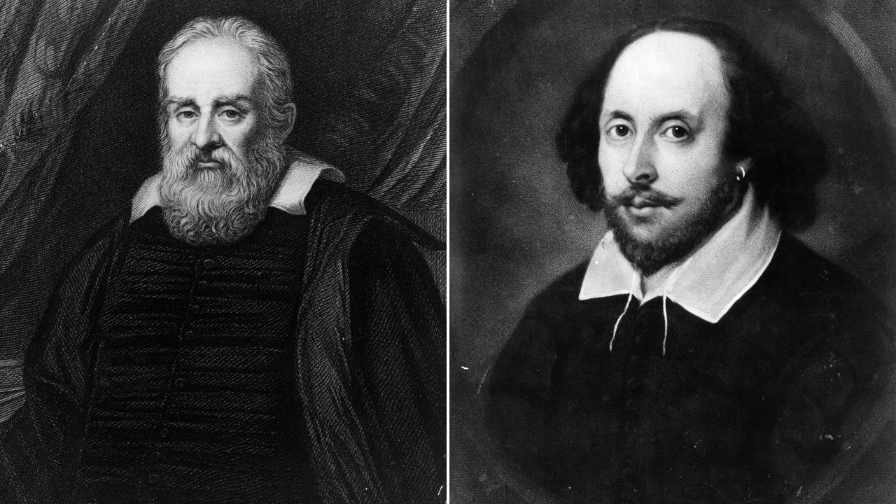 Galileu Galilei e William Shakespeare