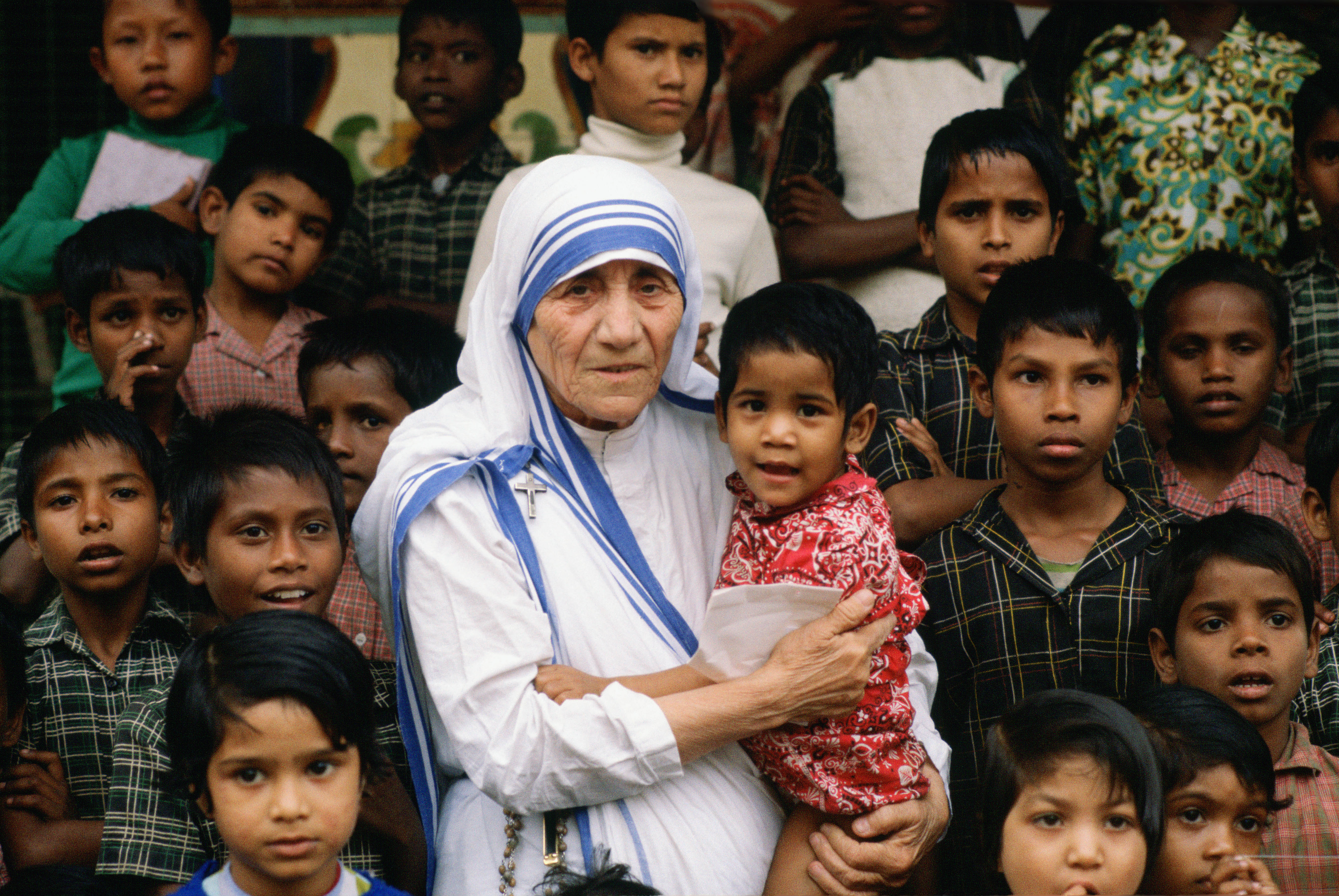 Madre Teresa de Calcutá em missão na Índia
