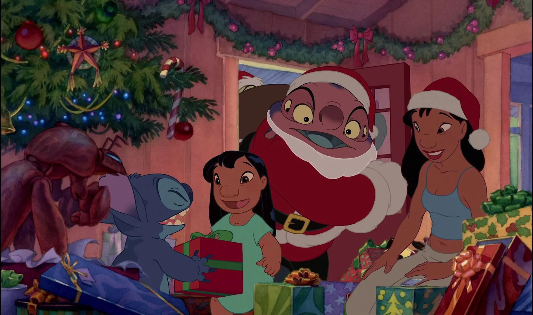 Cena da animação 'Lilo & Stitch' (2002)