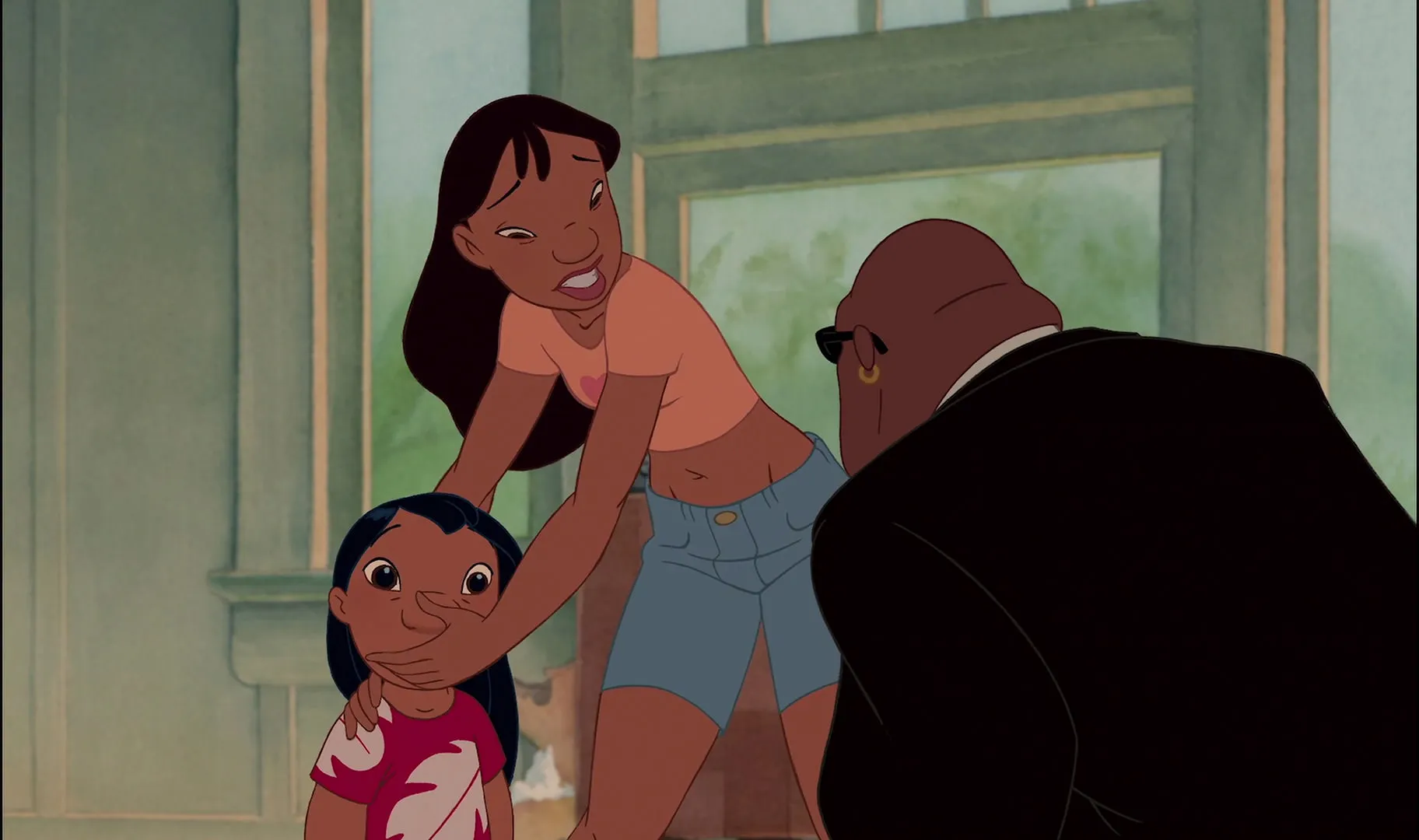 Cena da animação 'Lilo & Stitch' (2002)