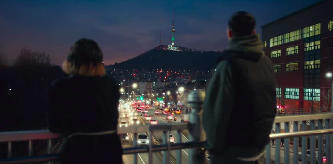 Viaduto Noksapyeong em cena de 'Itaewon Class'