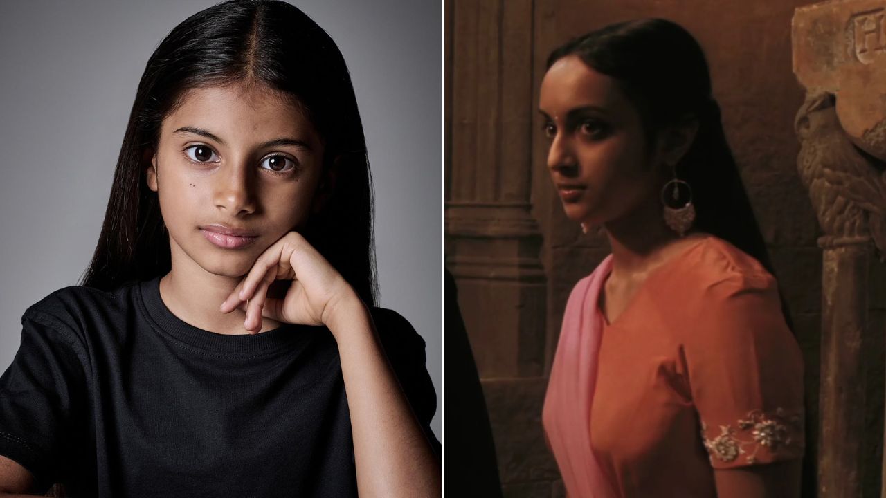 Atriz Alessia Leoni e personagem Parvati Patil