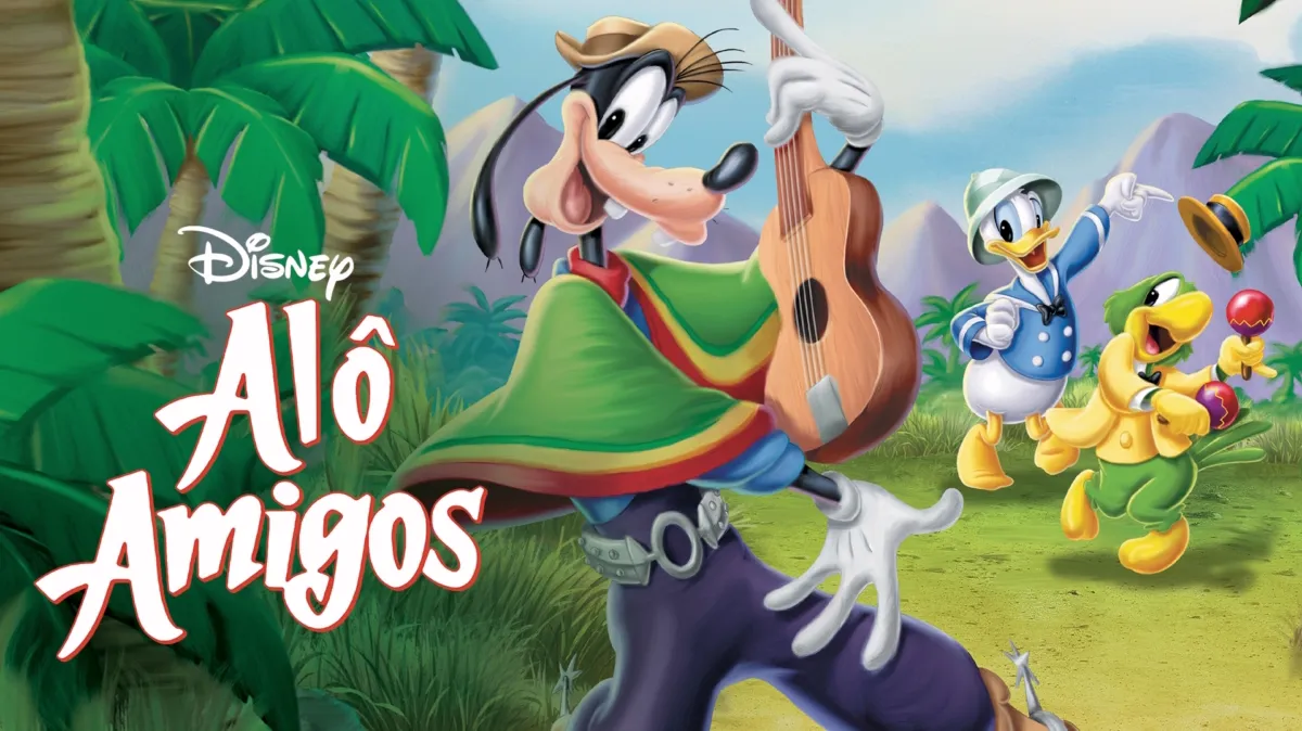 Imagem promocional da animação 'Alô, Amigos' (1942)