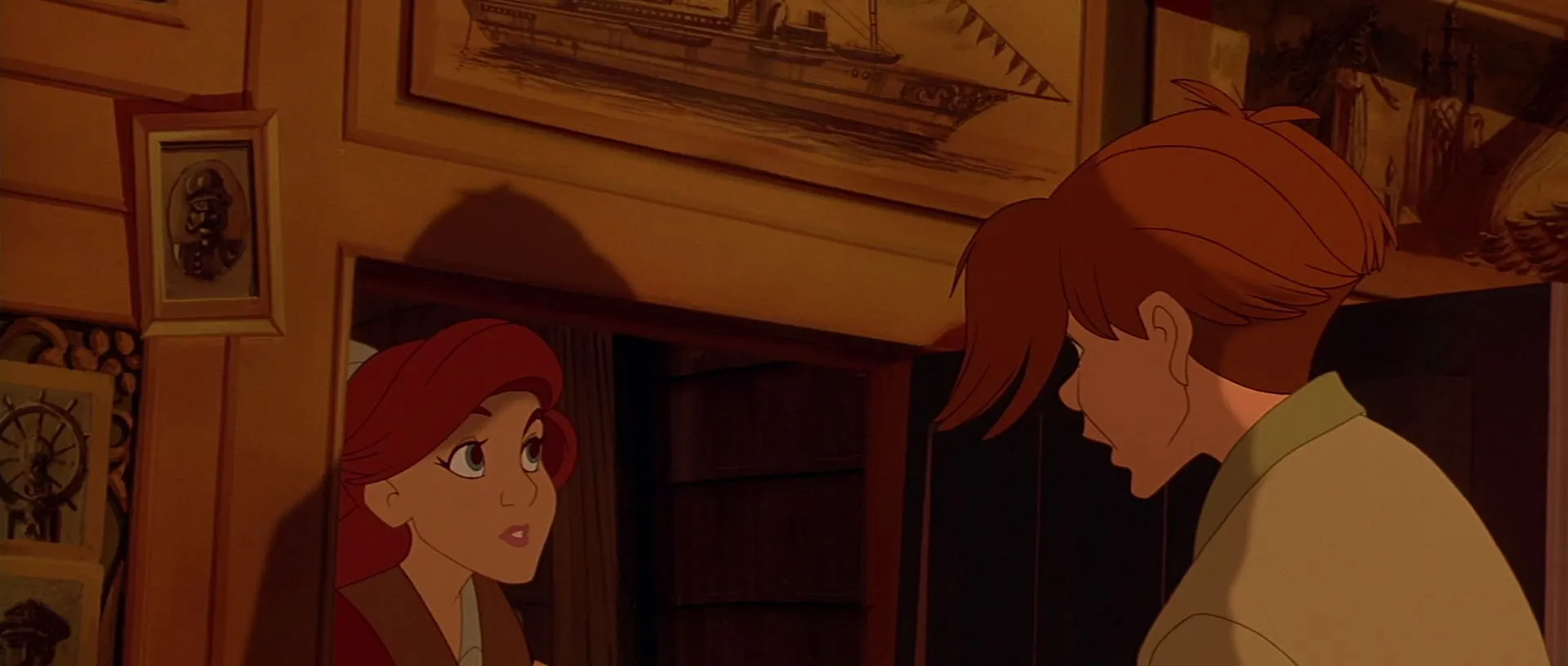 Cena da animação 'Anastasia' (1997)