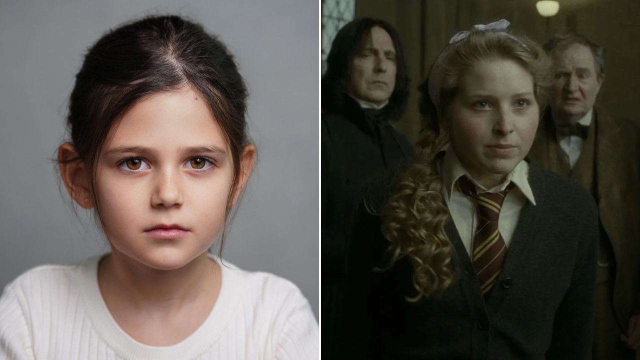 Atriz Sienna Moosah e personagem Lilá Brown