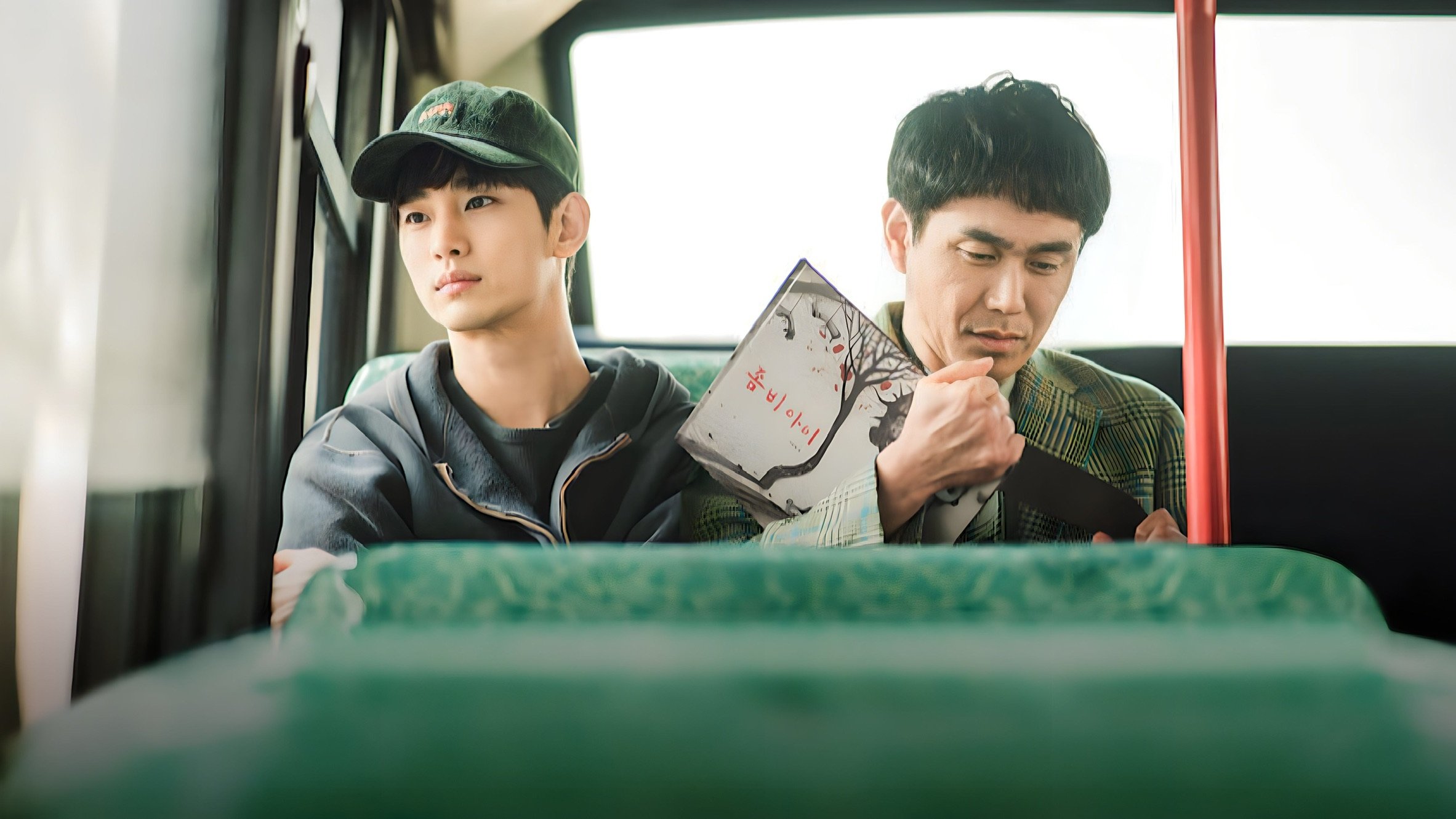 Cena do k-drama "Tudo Bem Não Ser Normal"