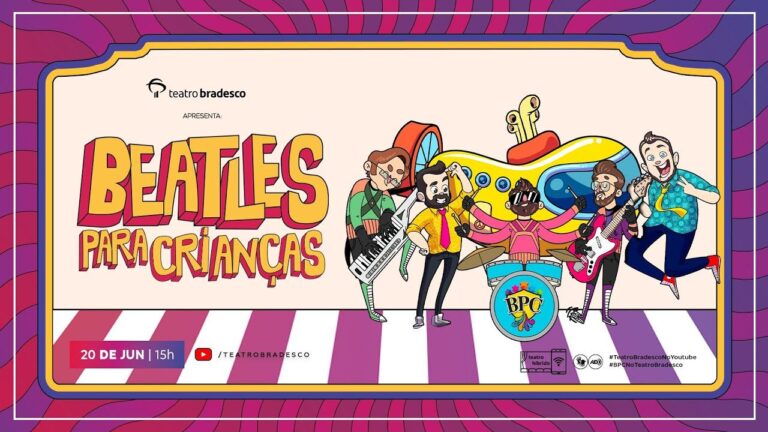 ‘Beatles Para Crianças’ leva diversão educativa ao YouTube com clássicos do rock