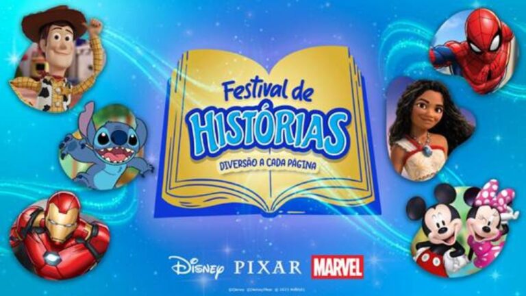 Festival de Histórias da Disney agita férias escolares com contação gratuita e brindes especiais