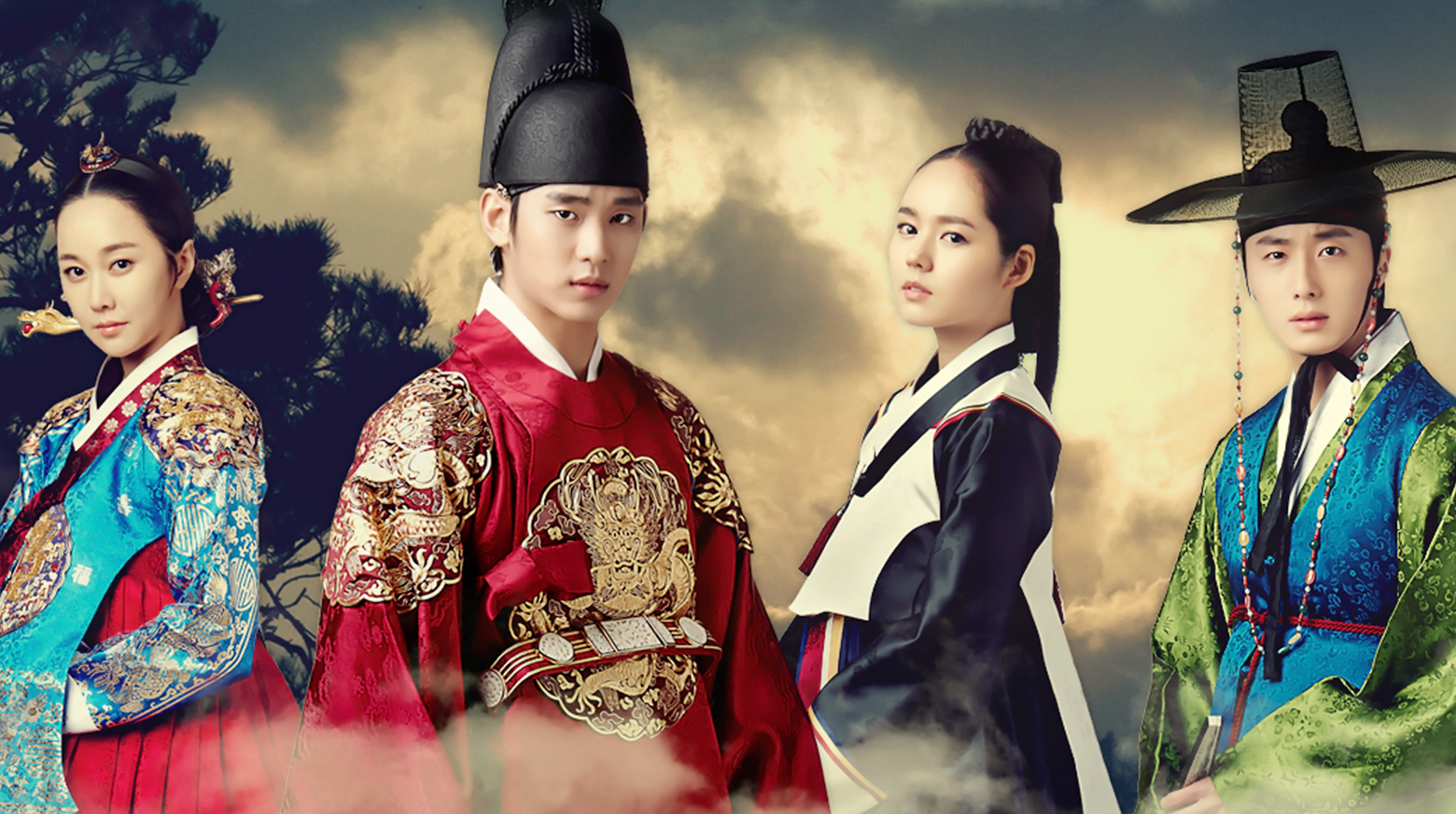 Imagem promocional do k-drama 'Moon Embracing the Sun' - Divulgação/Viki