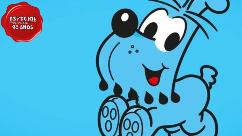 Bidu não era azul; saiba a cor original do cão da Turma da Mônica