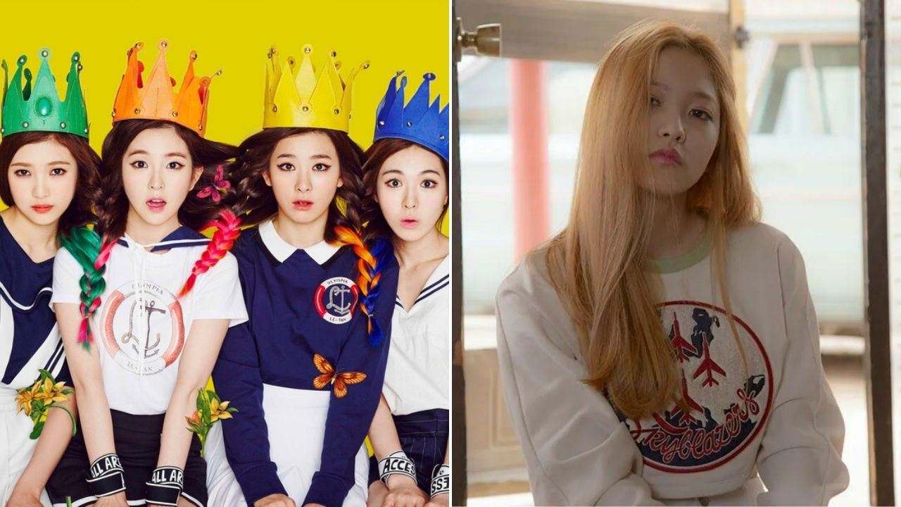 red velvet happiness yeri ice cream cake capa