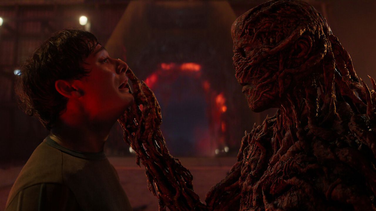 Vecna e Will em cena de "Stranger Things"