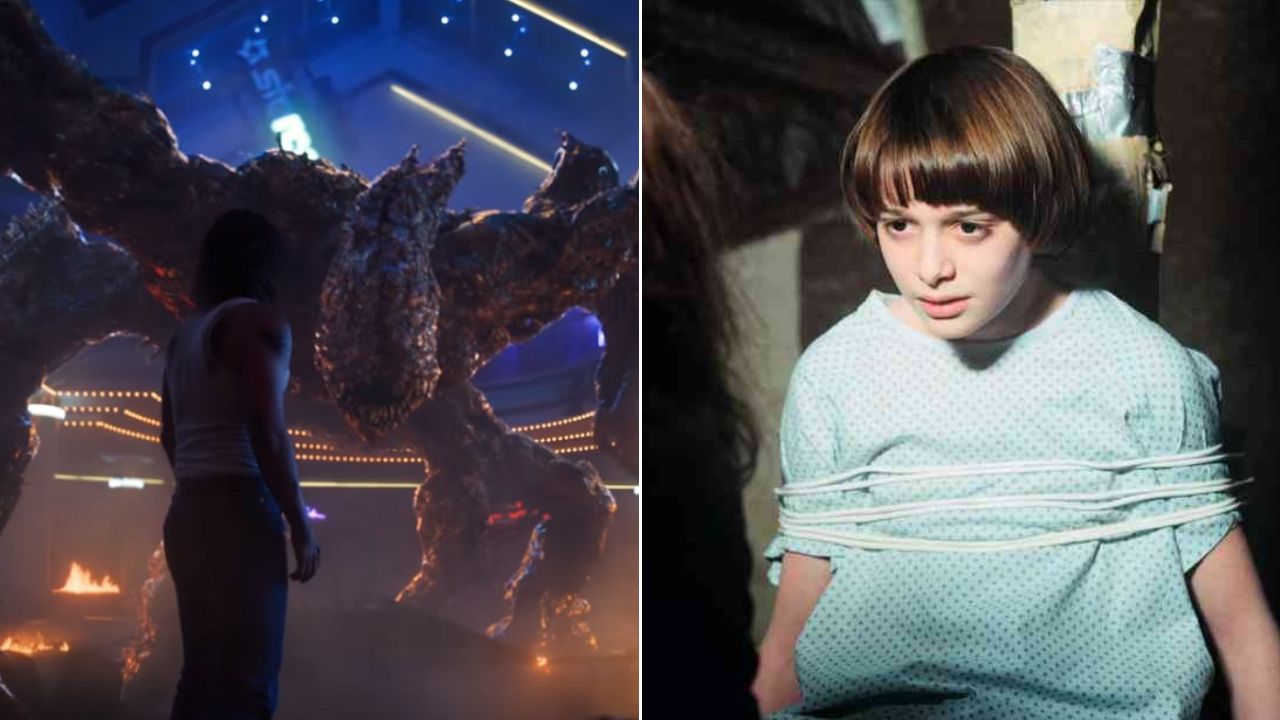A batalha de Starcourt e O Devorador de Mentes Stranger Things capa