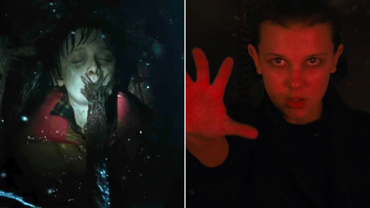 De ponta cabeca e O Portal Stranger Things capa