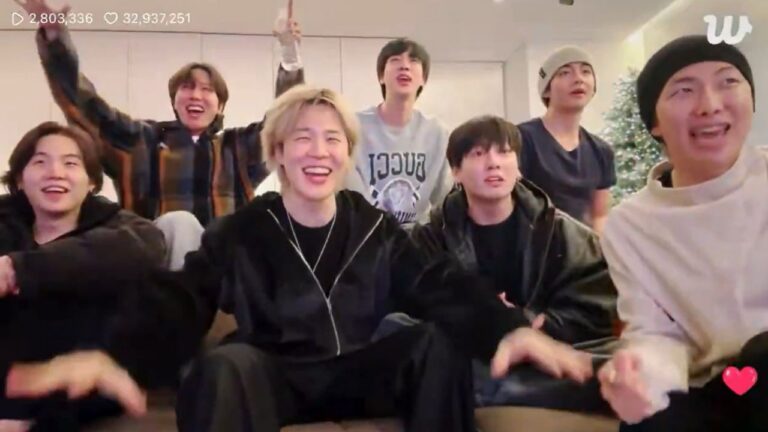 Em live, BTS realiza contagem regressiva da virada do ano ao lado dos fãs
