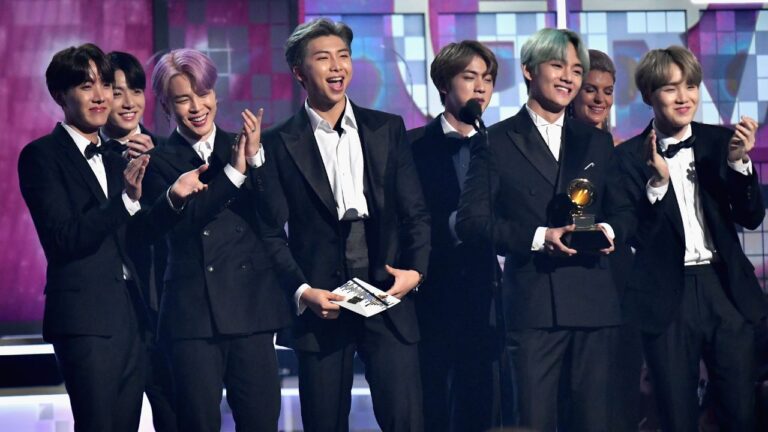 Quantas vezes o BTS já concorreu ao Grammy?