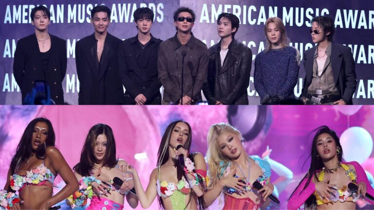 BTS e KATSEYE dominam o AMAs com performances poderosas
