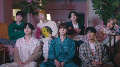 BTS no clipe de 'Life Goes On'