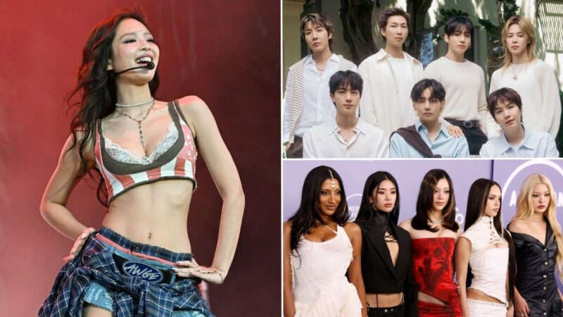 Jennie (BLACKPINK), BTS e KATSEYE