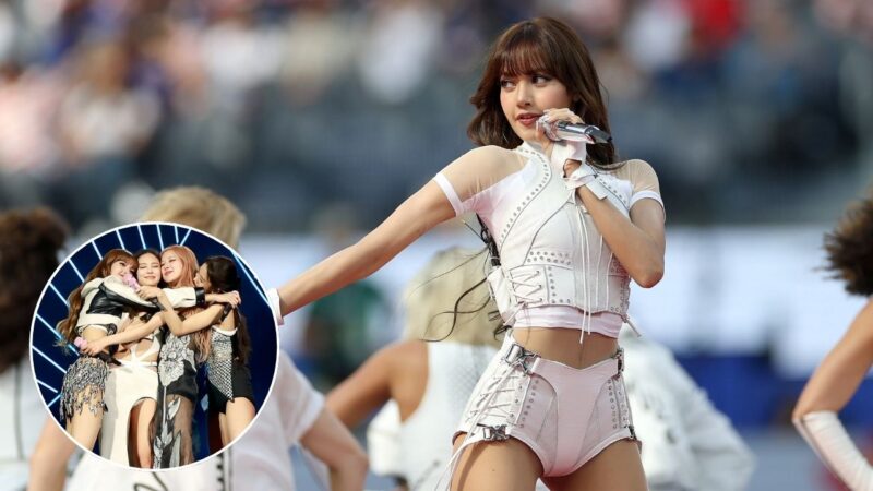Lisa e integrantes do BLACKPINK