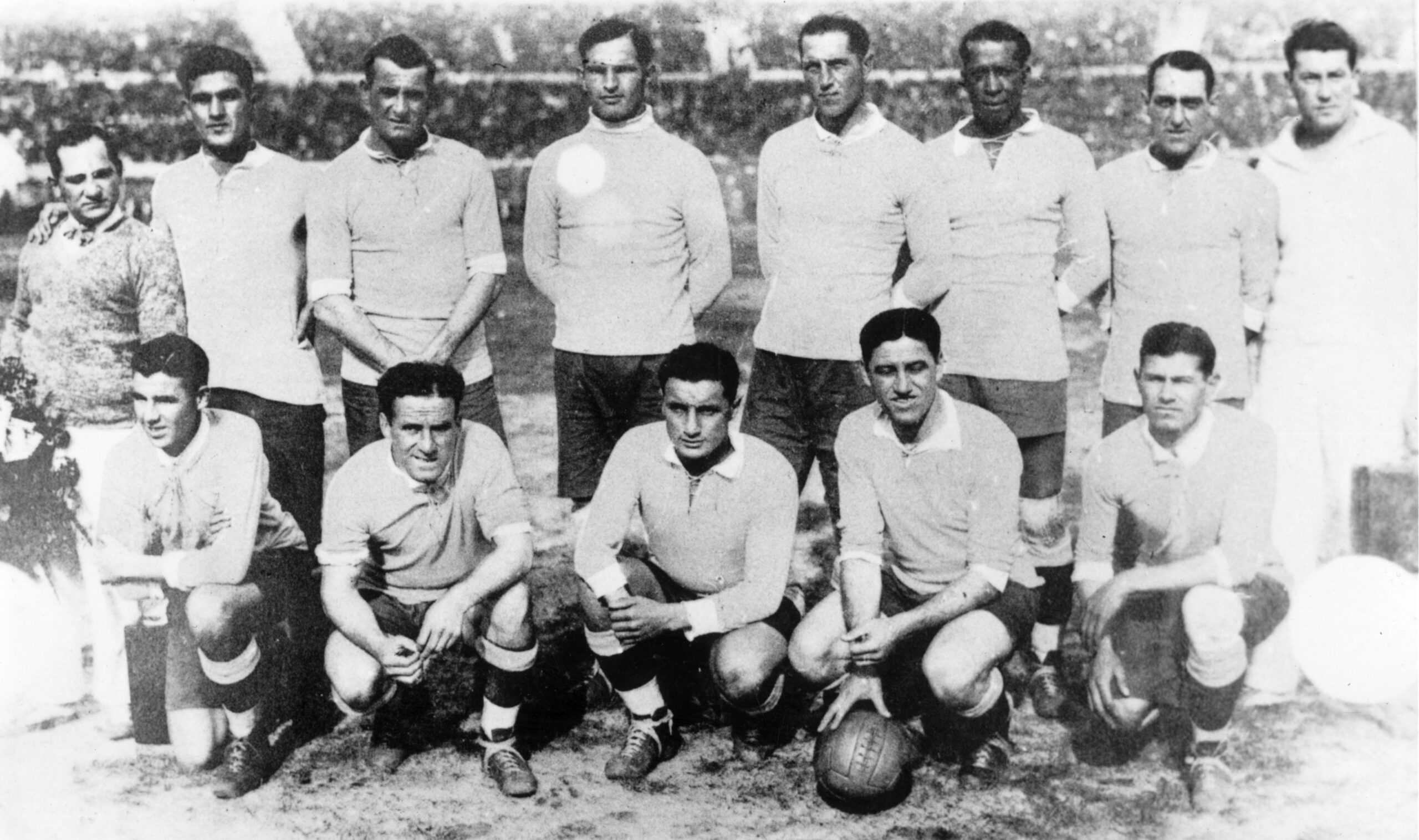 Seleção uruguaia de 1930, os primeiros campeões mundiais - Keystone/Getty Images