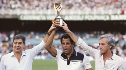 Capitães brasileiros campeões do mundo, Mauro (1962) Carlos Alberto (1970) e Hilderaldo Bellini (1958)