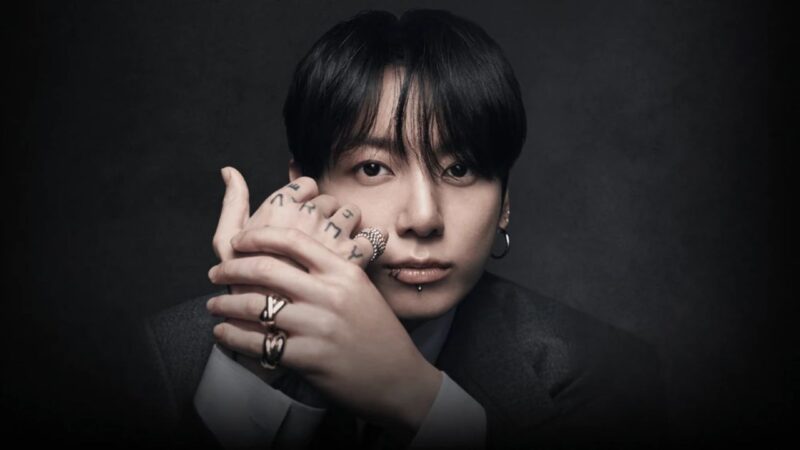 Imagem promocional de Jungkook, do BTS, para 'ARIRANG'