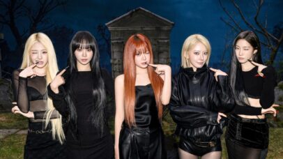 LE SSERAFIM em concept photo para "Iconic by Mistake"
