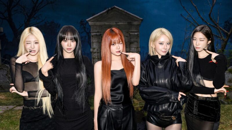 LE SSERAFIM em concept photo para "Iconic by Mistake"
