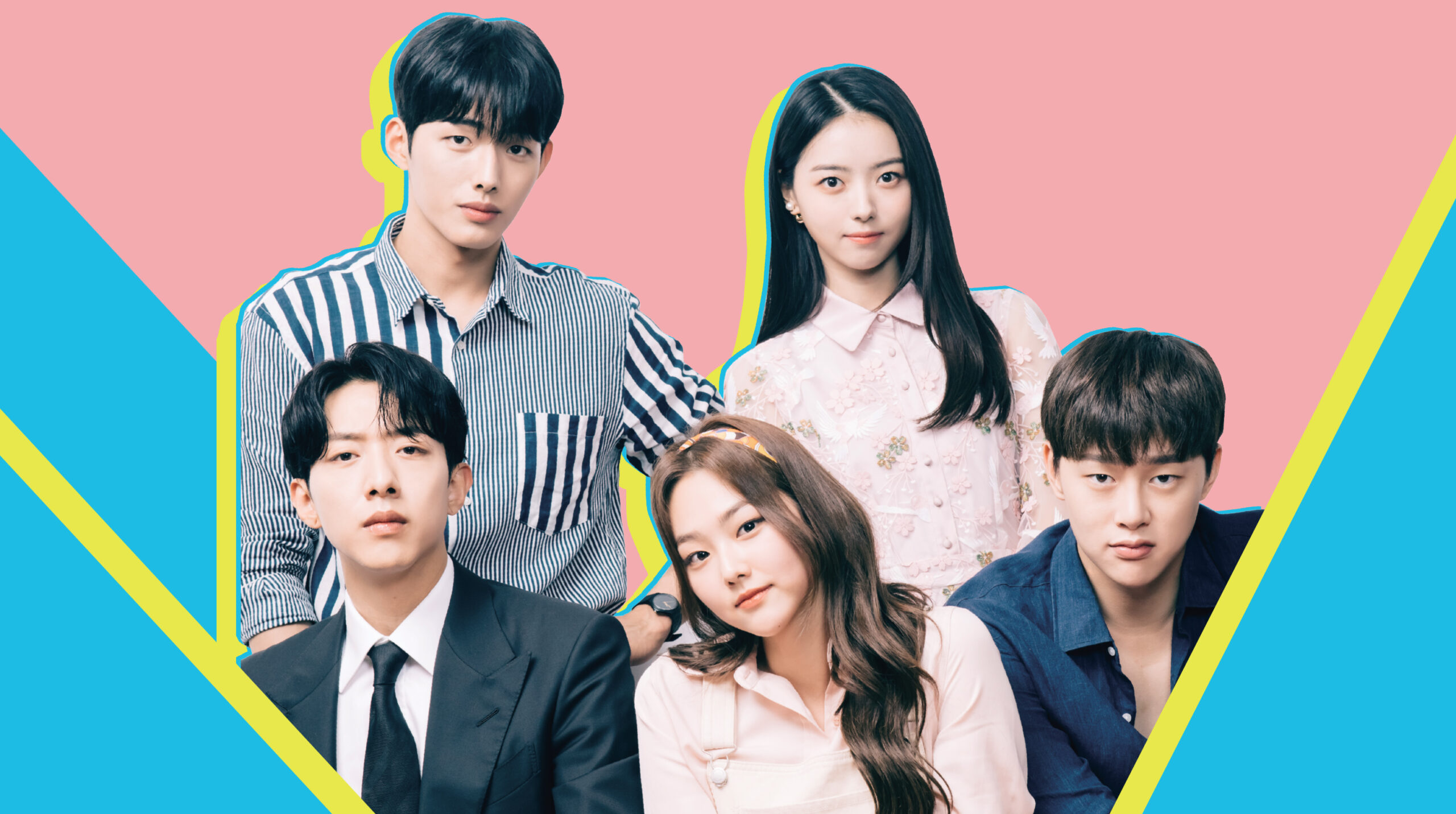 Imagem promocional do k-drama 'Os caras do verão' - Divulgação/Viki