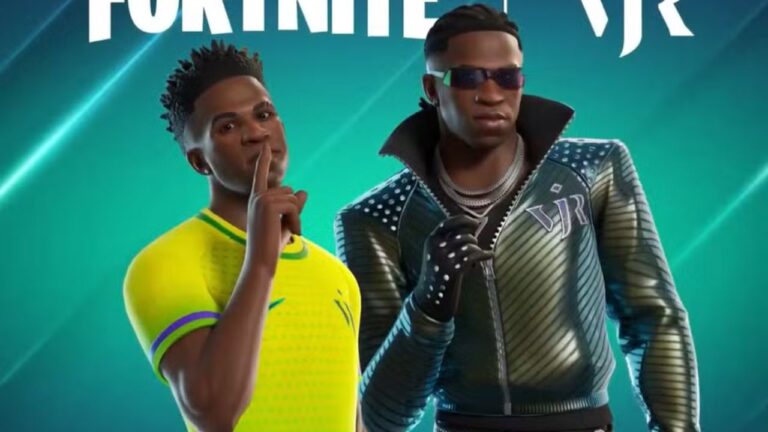 Vini Jr. ganha skin no Fortnite em parceria inspirada na Copa do Mundo