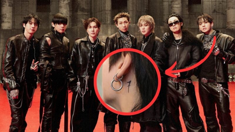 Membros do BTS em photo sketch de 'Hooligan'