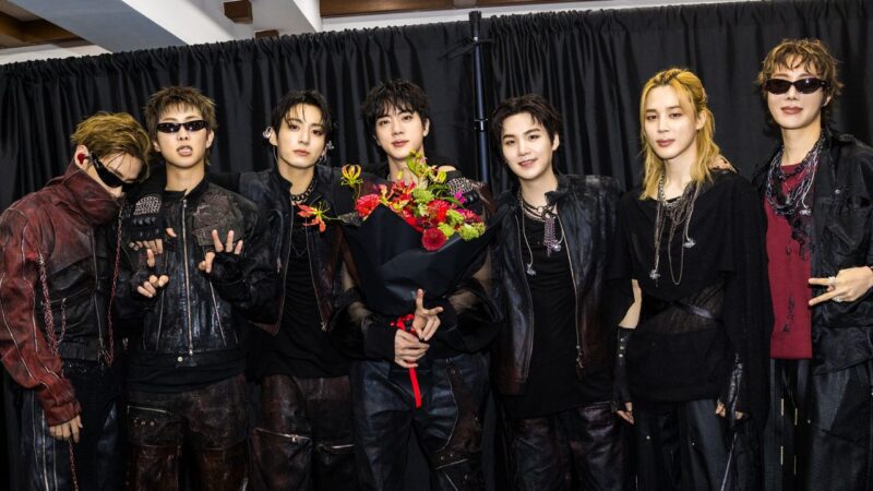 BTS nos bastidores da WORLD TOUR 'ARIRANG' em Busan, Coreia do Sul