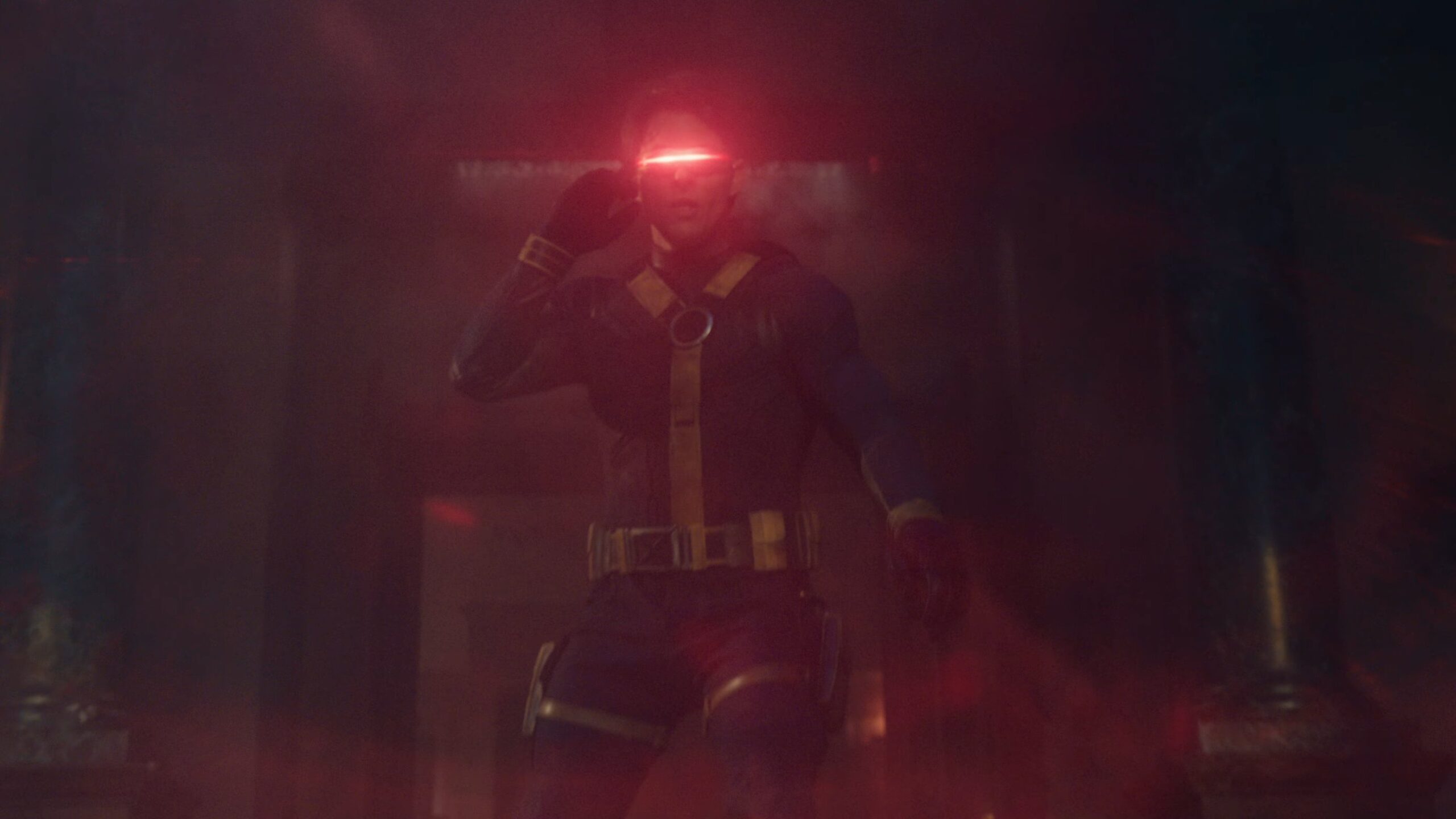 Ciclope em cena de "Vingadores: Doutor Destino"