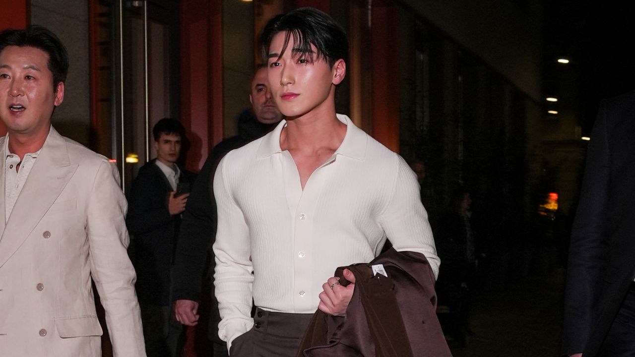 San (ATEEZ) na afterparty do desfile da Dolce & Gabbana na semana de moda de Milão - Andrea Cremascoli/GC Images/Getty Images