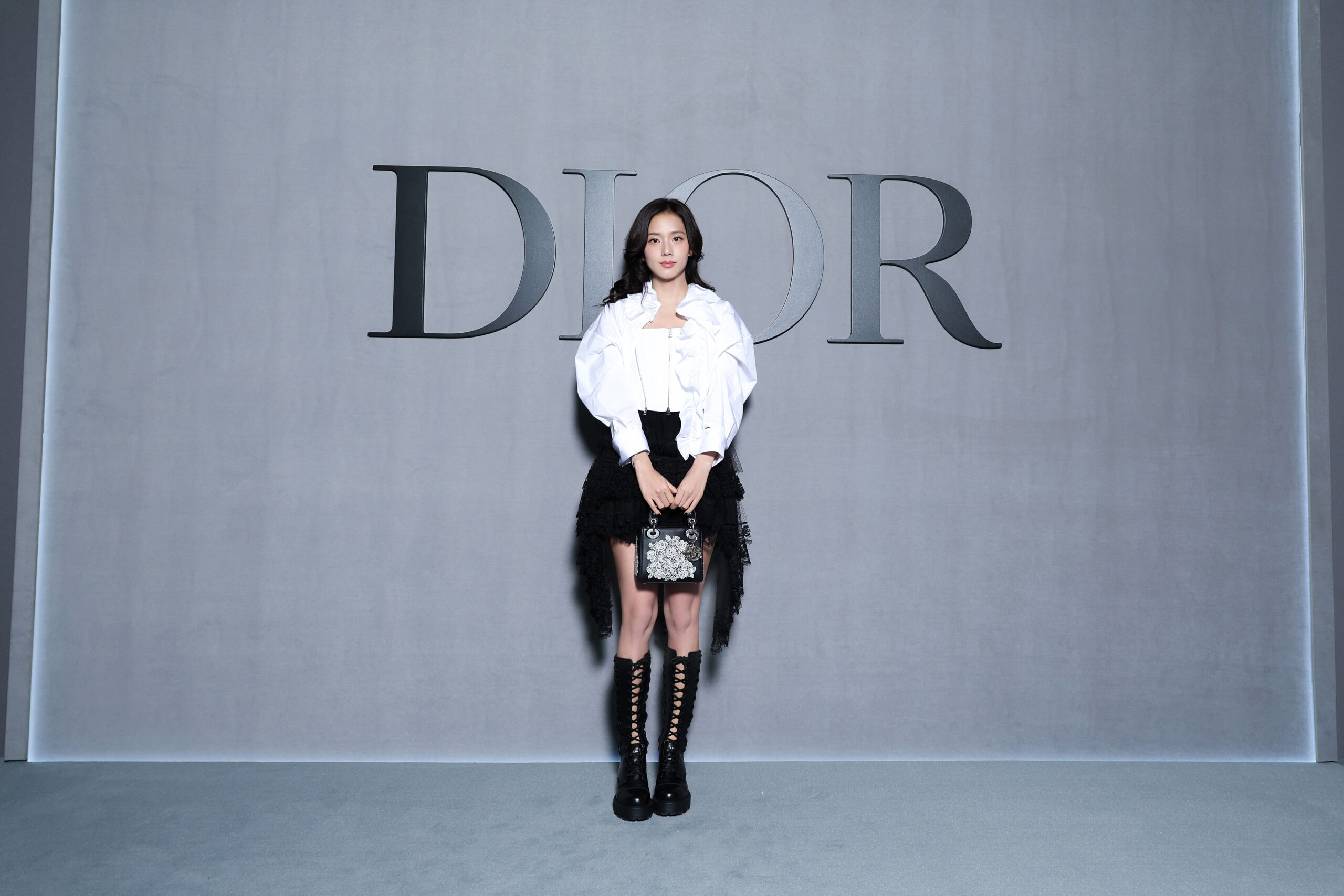 Jisoo no desfile feminino da Dior Outono/Inverno 2025-2026 - Pascal Le Segretain/Getty Images