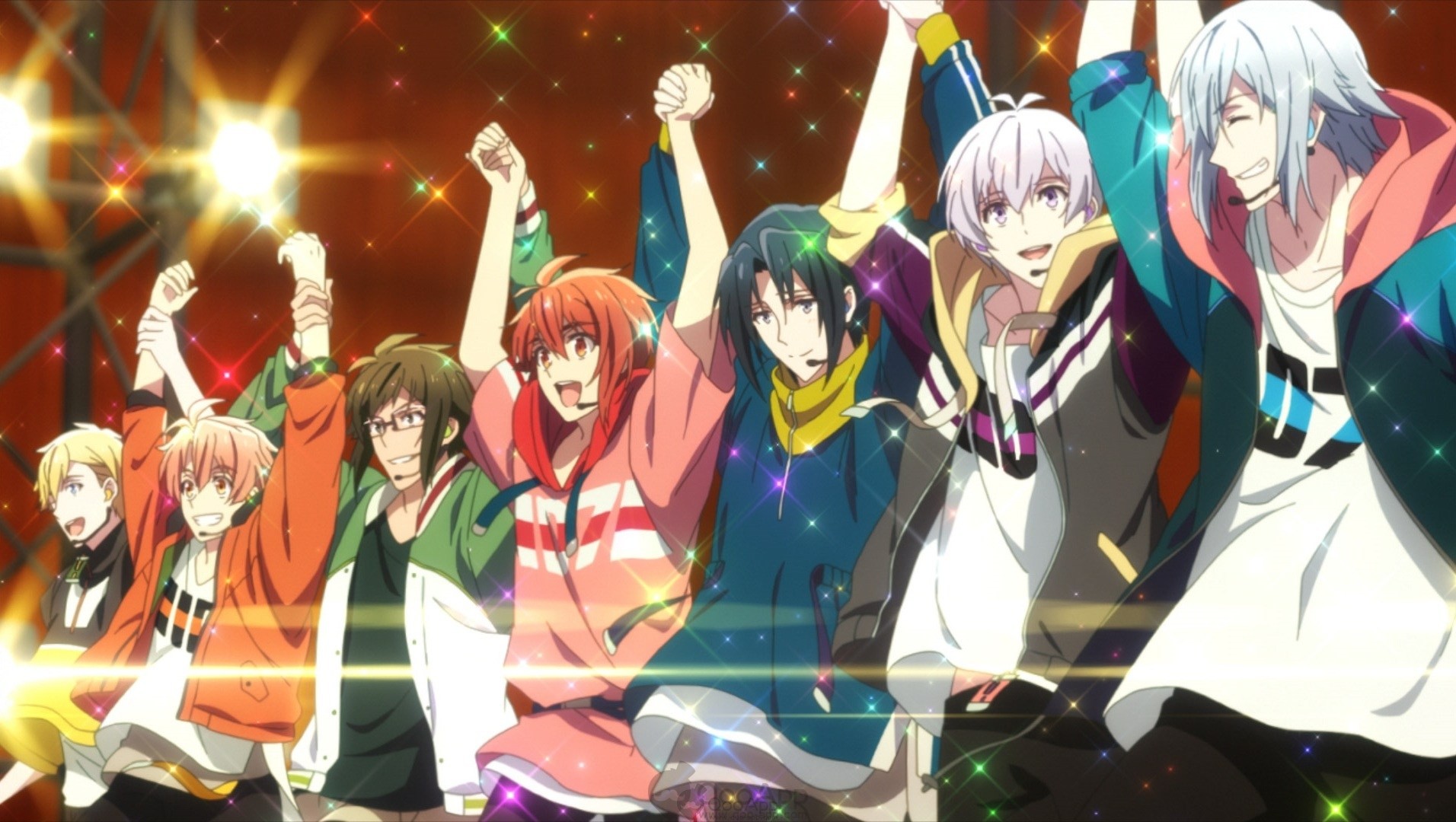 Cena do anime 'IDOLiSH7' - Reprodução/Crunchyroll/SEA: Mighty Media