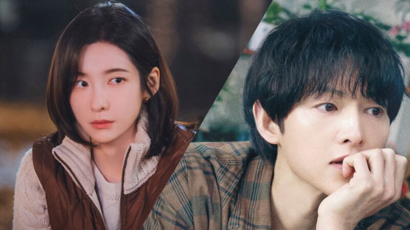 Song Joong Ki e Park Ji Hyun em cenas dos doramas "My Youth" e "Te Vejo no Trabalho!"