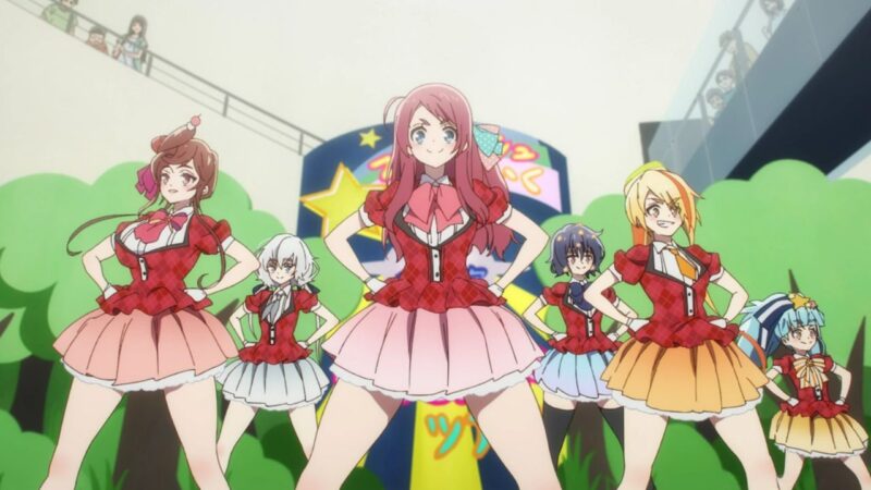 Cena do anime Zombie Land Saga