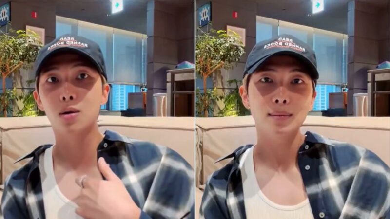RM, do BTS, em live