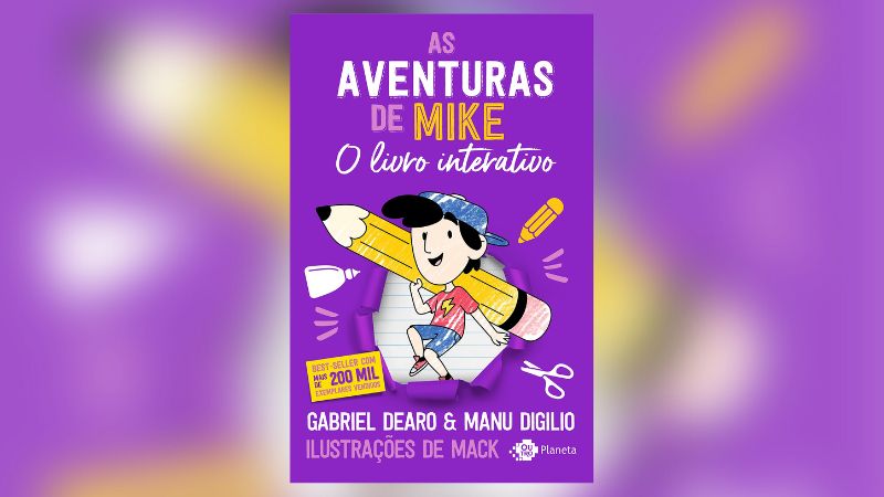 As aventuras de Mike: livro interativo e personalizável promete conquistar crianças e jovens